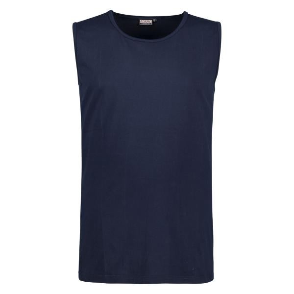 Navy sleeveless top