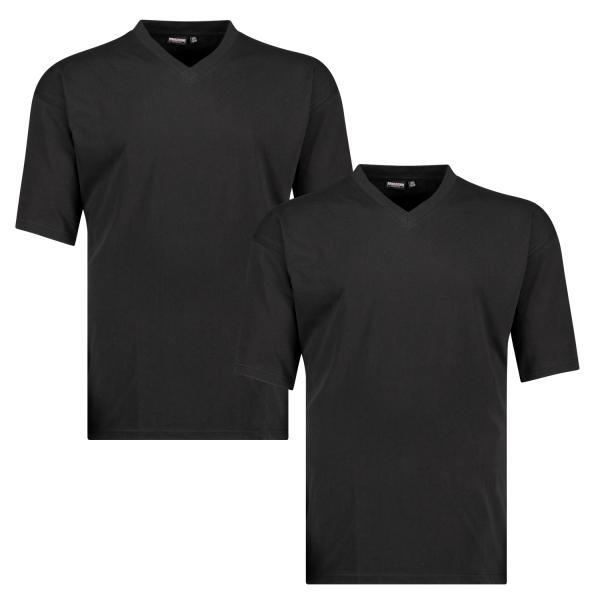 Black v-neck t-shirt 2 pack