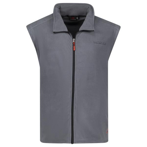 Gray fleece waistcoat