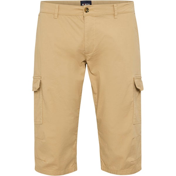 Sand beige capri shorts