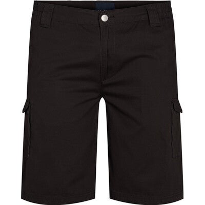 Black cargo shorts