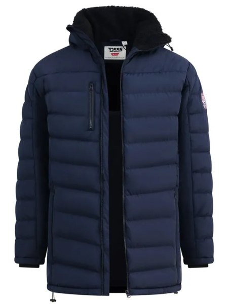 Navy padded jacket
