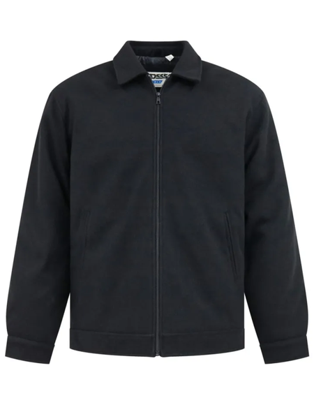 Black melton harrington jacket