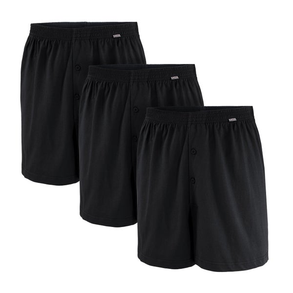 Black boxershorts, 3 pack
