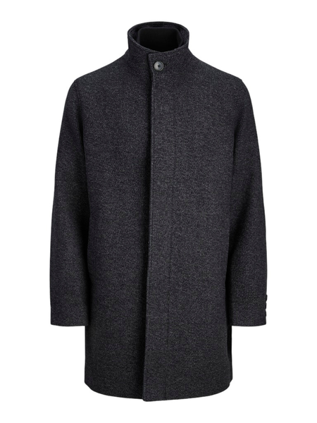 Dark grey wool blend coat