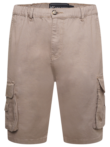Stone beige cargo shorts