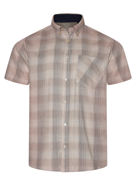 Textured check shirt