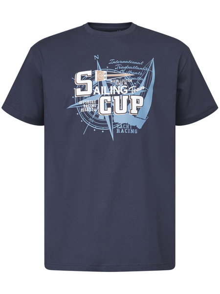 Blue t-shirt w/ print