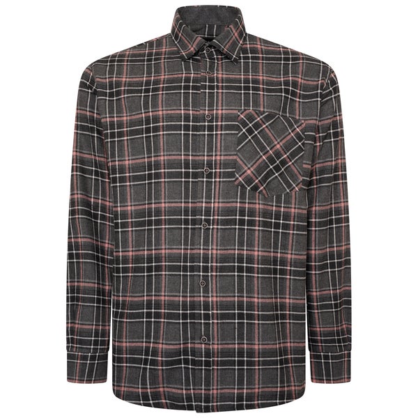 Charcoal flannel shirt