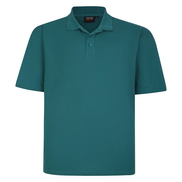 Green basic polo