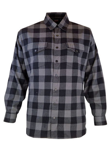 Brushed check shirt