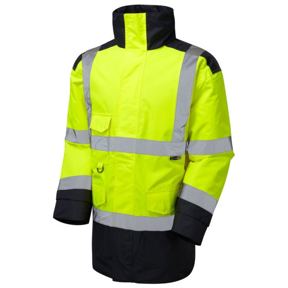 HI-VIZ ANORAK WITH QUILTED LINING