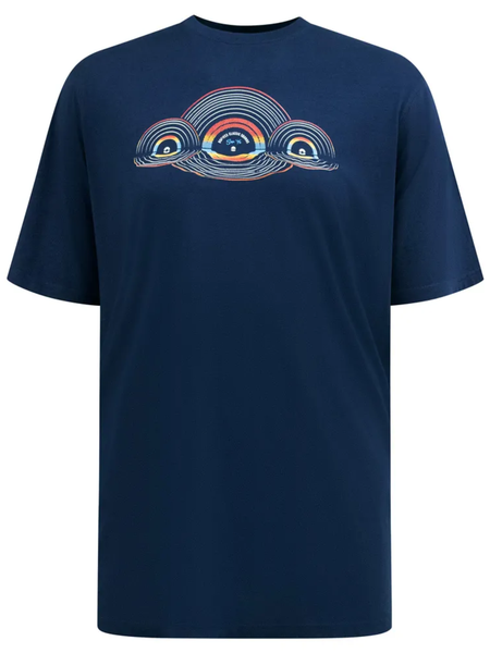 Navy t-shirt with print