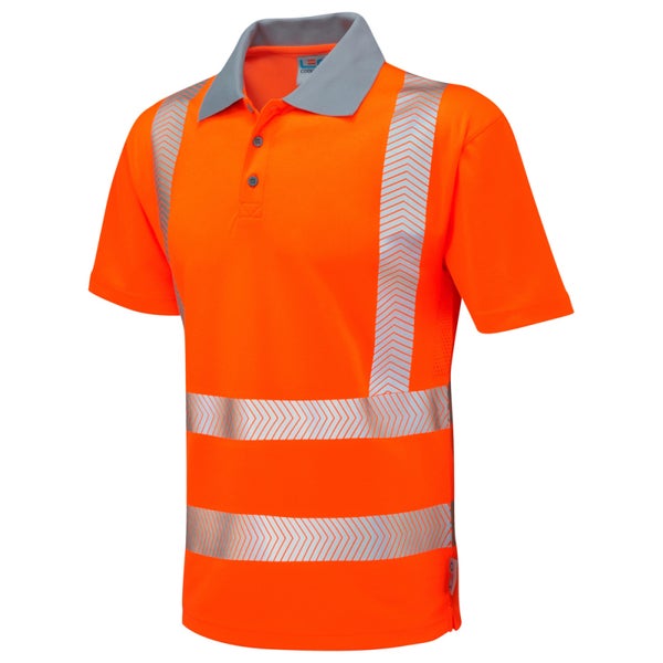 ORANGE COOLVIZ POLO