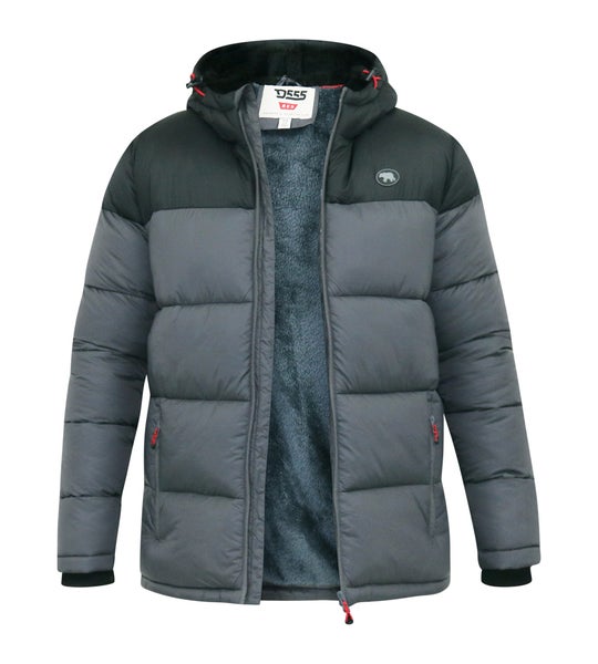 Charcoal puffer jacket