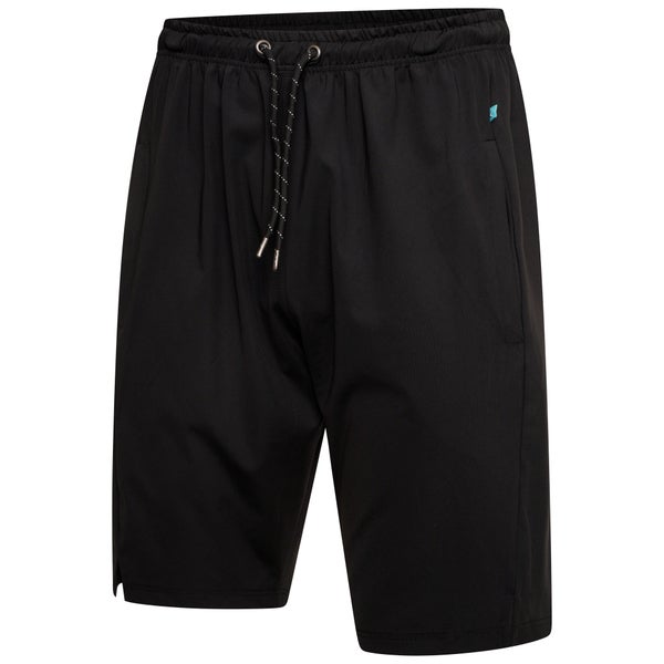 Black active performance shorts