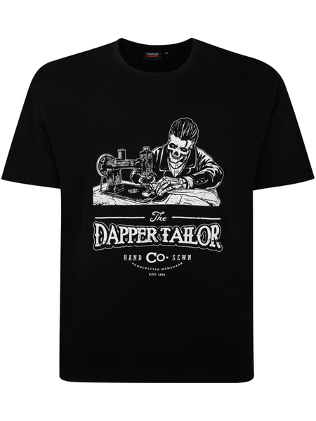 Black tailor t-shirt
