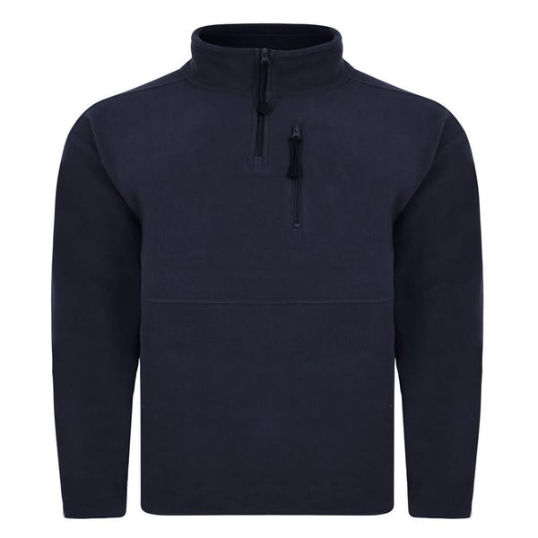 Navy microfleece top