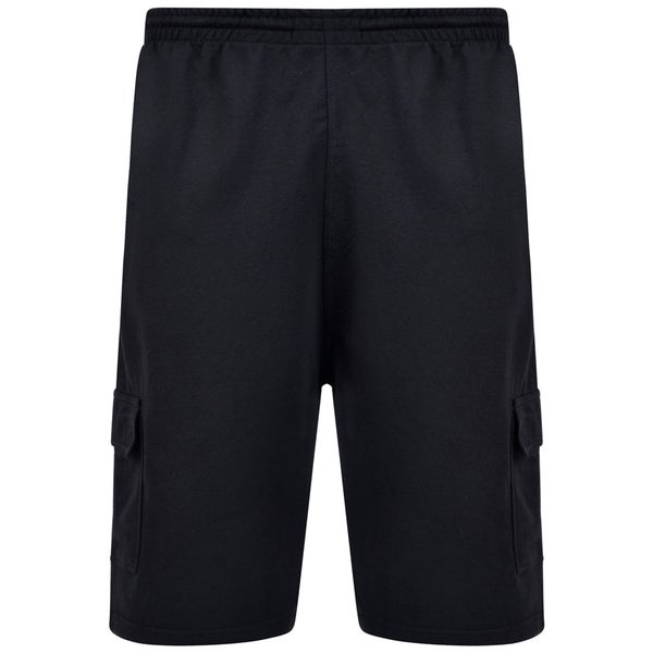 BLACK JERSEY SHORTS