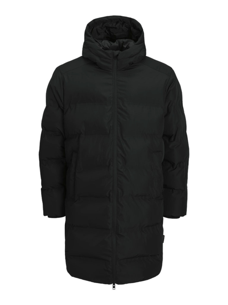 Black long puffer jacket