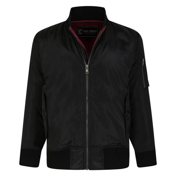 Black bomber jacket