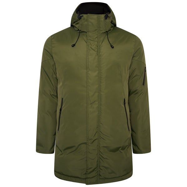 Khaki parka coat