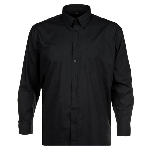 Black button down shirt