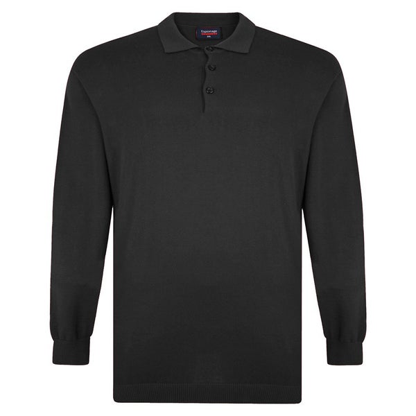 Black jumper w/ polo collar