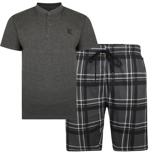 Grey lounge set: t-shirt and shorts