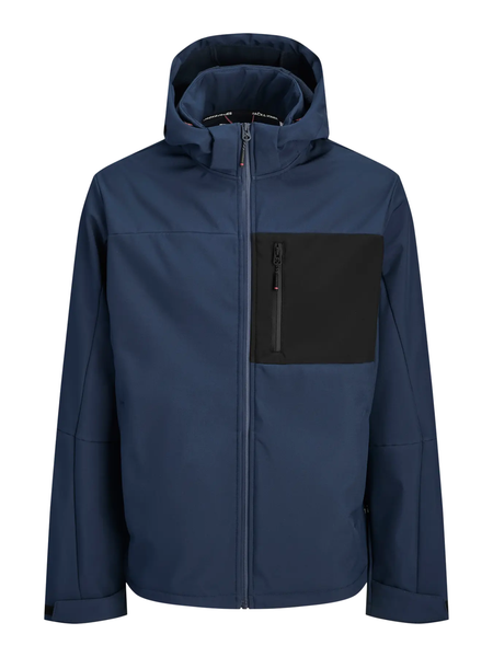 Navy softshelljacket