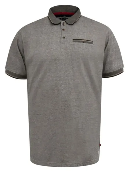 Stone grey polo shirt