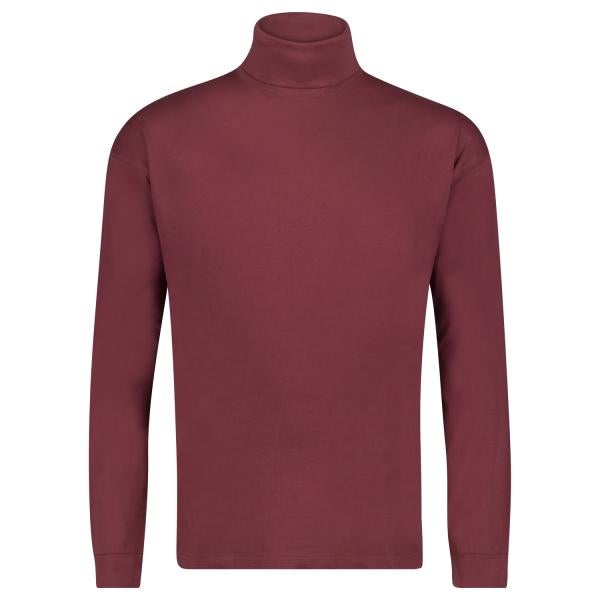 Red turtlenect t-shirt