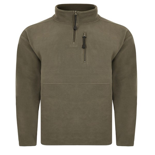 Khaki fleecesweater
