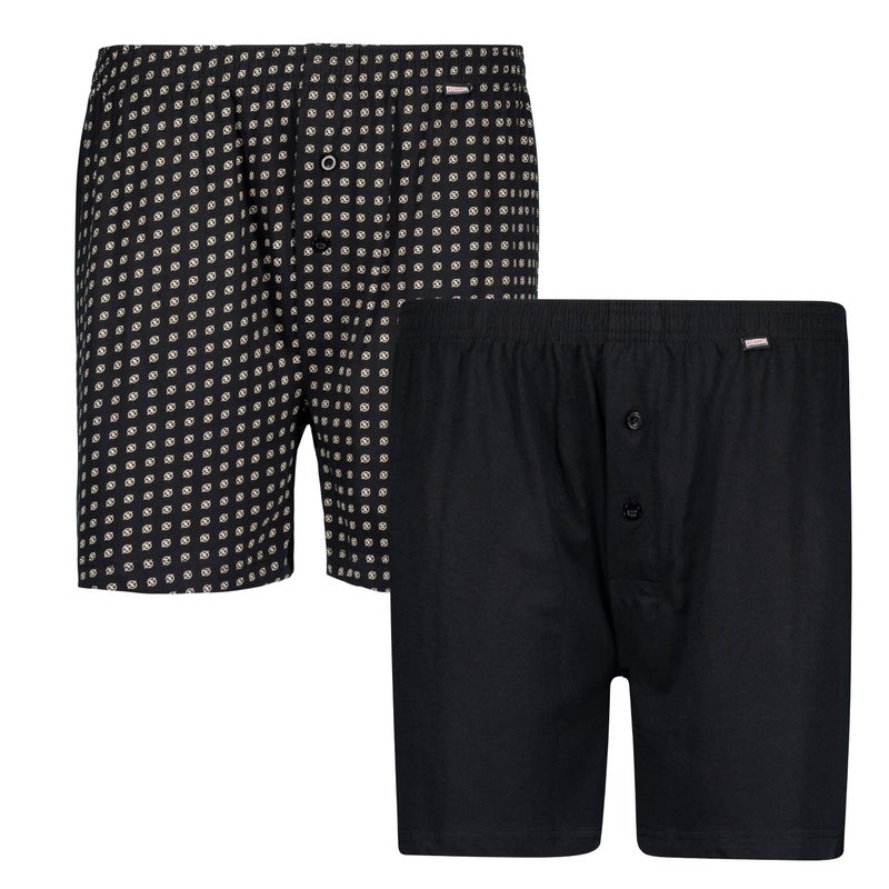 Black BOXER SHORTS 2 PACK
