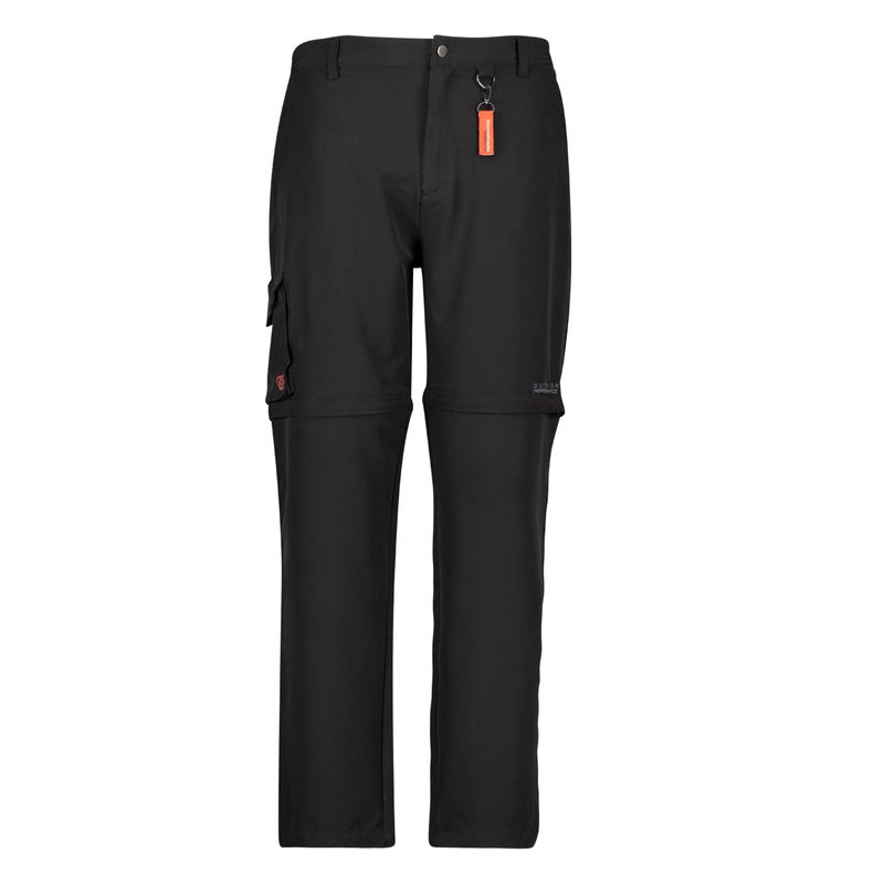 Black hiking pants with detachable leg