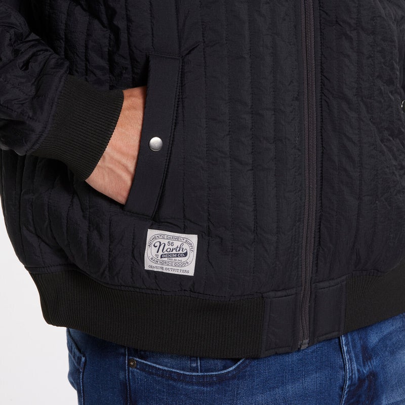 Black puffer jacket