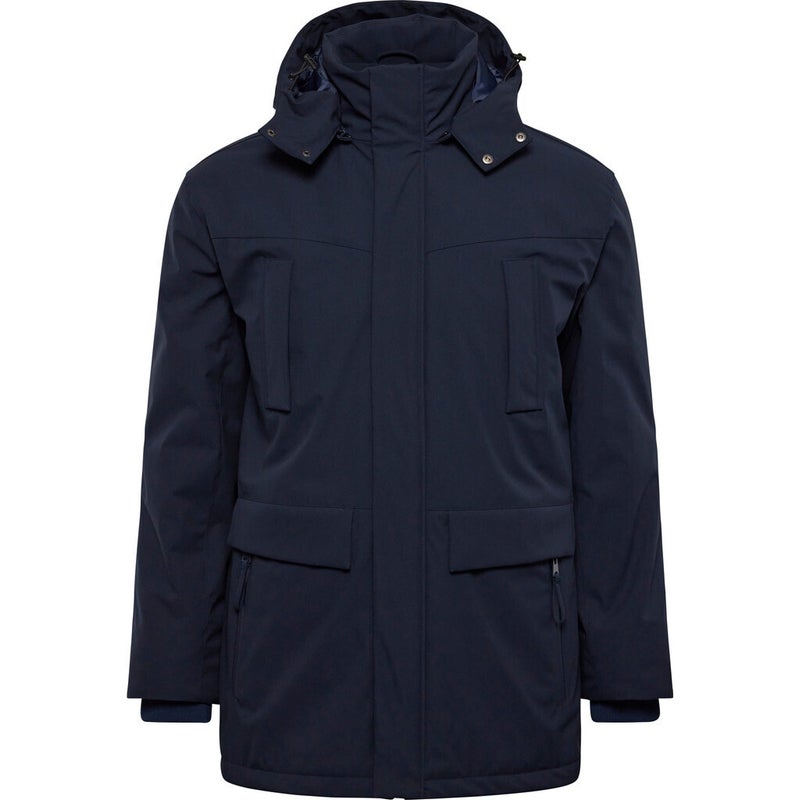 Navy winter parka