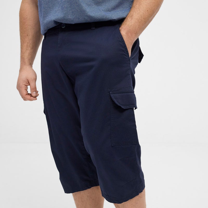 Navy capri shorts
