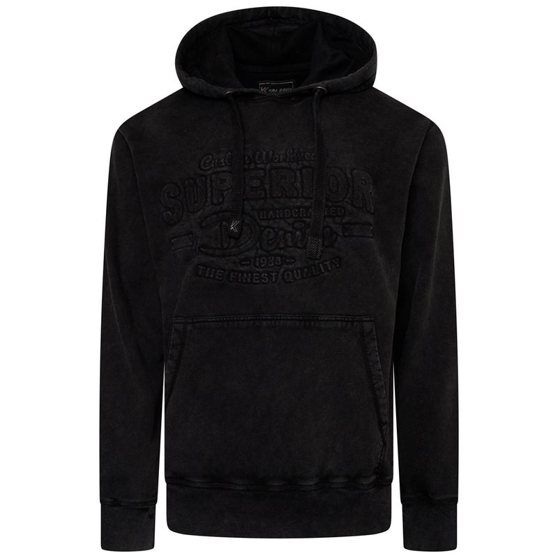 Black over head hoody
