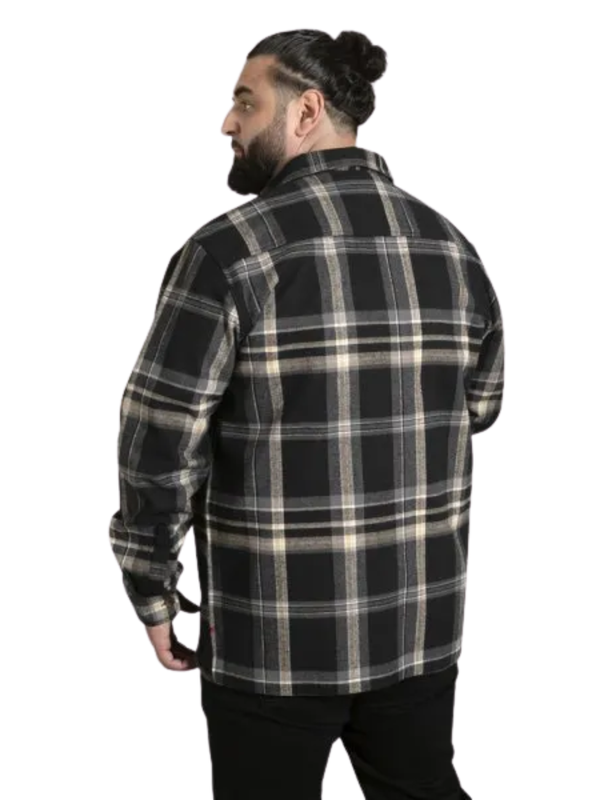 Black shacket overshirt