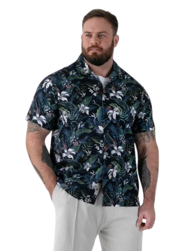 Navy Hawaii short sleeve shirt