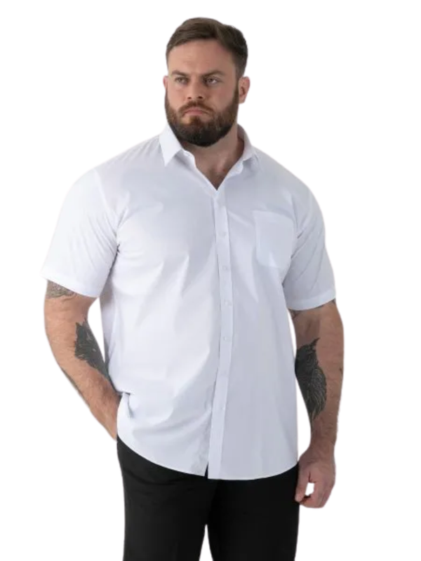White stretch shirt