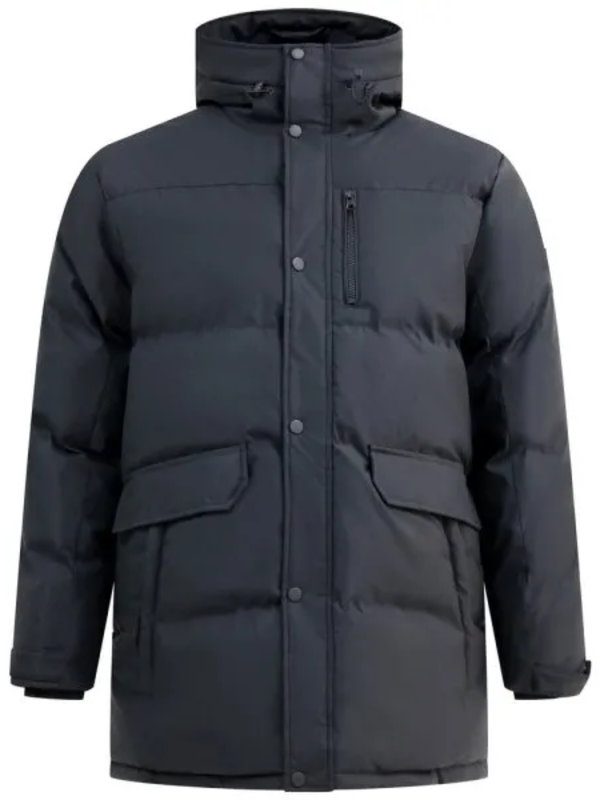 Black padded jacket