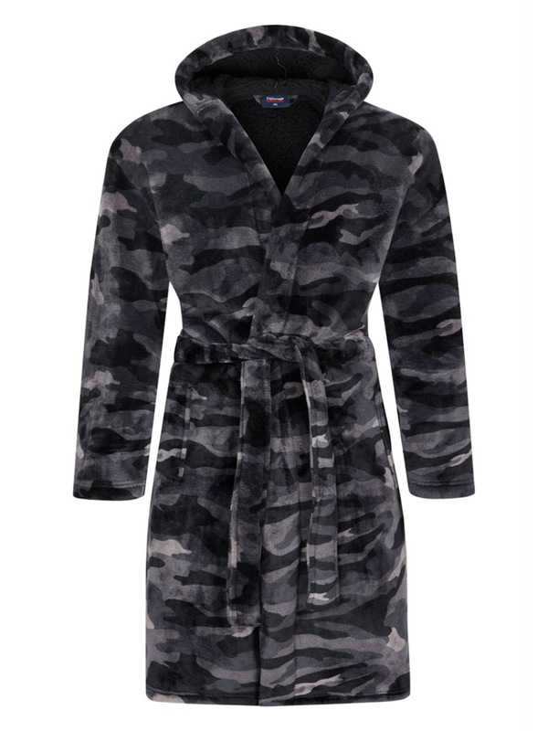 Camo fleece gown