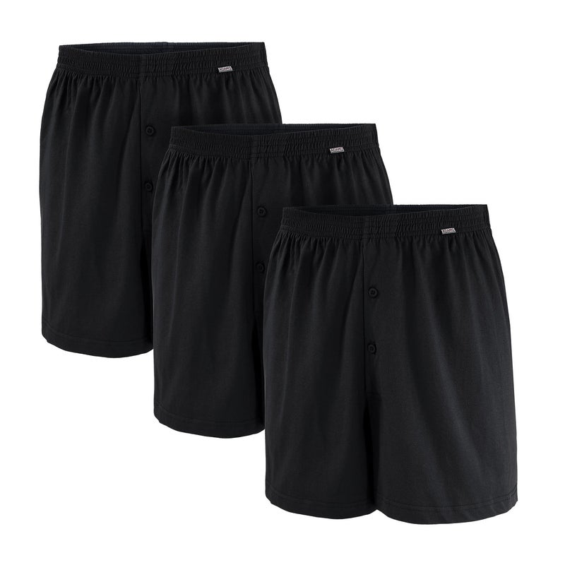 Black boxershorts, 3 pack