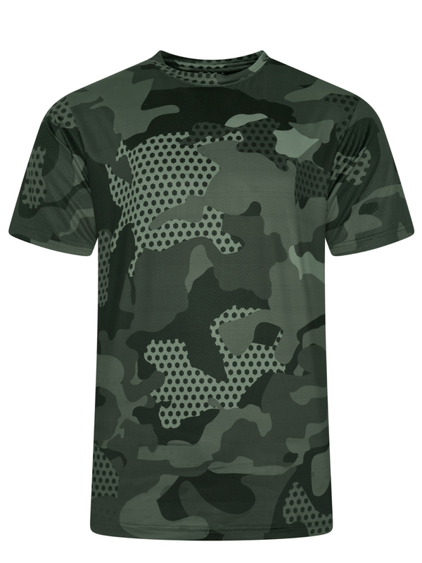 Camo performance mesh t-shirt