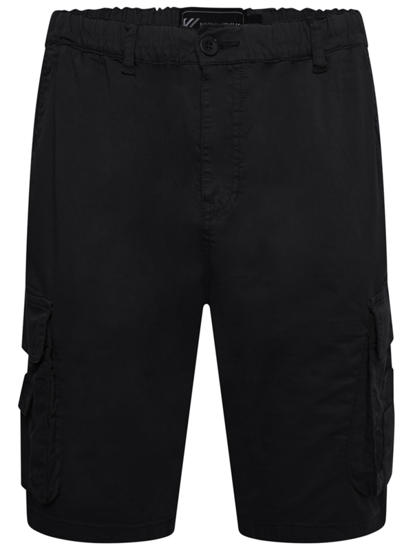 Black cargo shorts