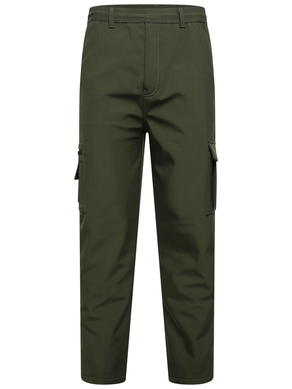 Khaki softshell cargo pants