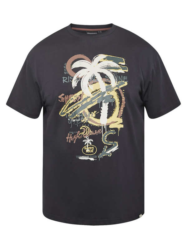 Black t-shirt w/ print