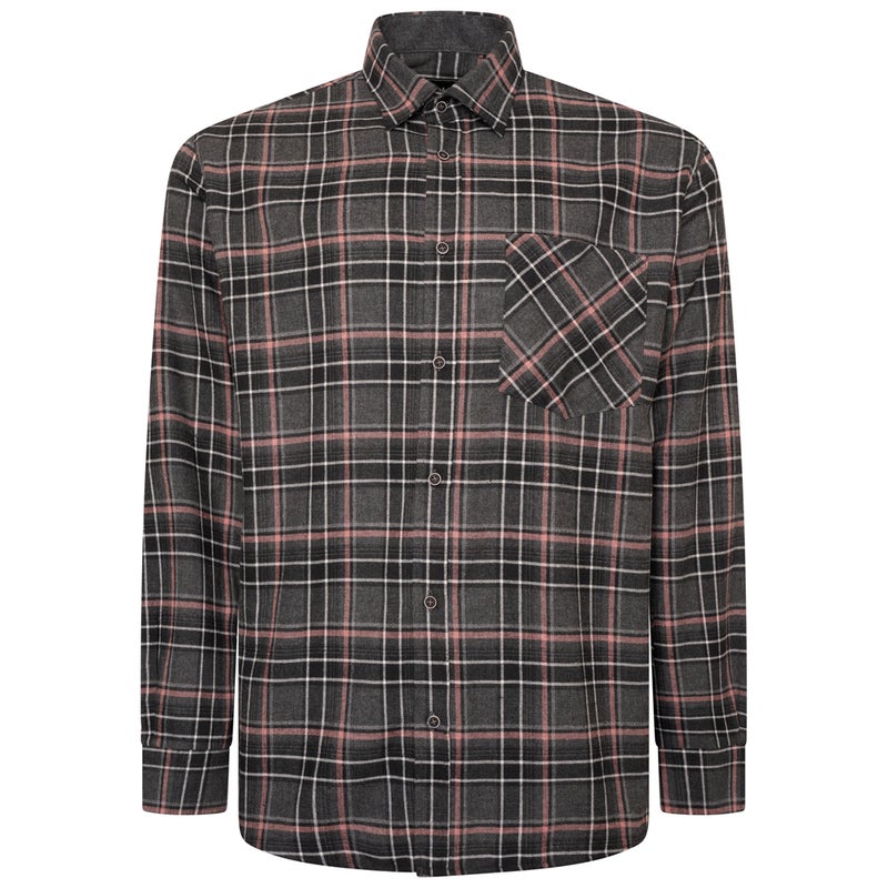 Charcoal flannel shirt